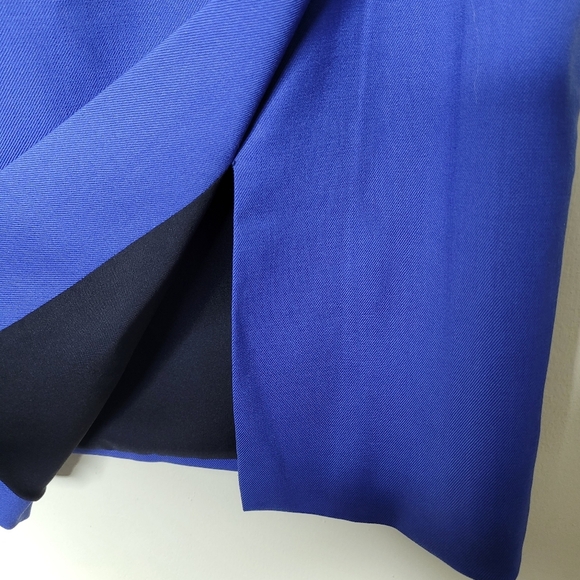 NWT Theory Project Wool Mini Skirt Size 4 Bluefin - Picture 4 of 11